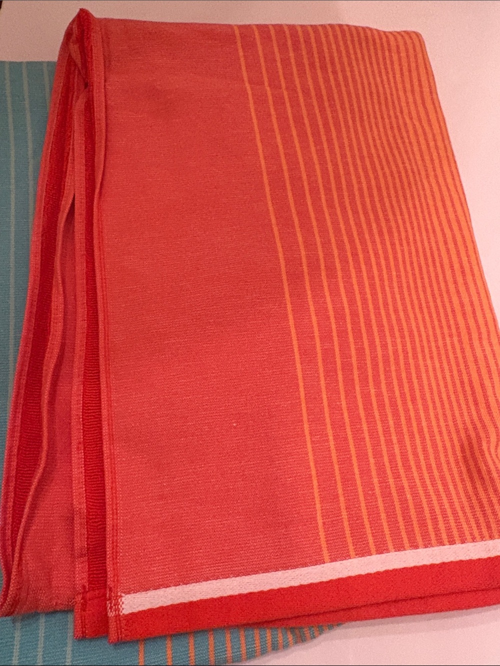 Zenith Orange and Blue Beach Towel - Picture 8 of 8